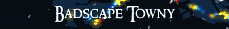 Banner for Badscape Towny Minecraft server