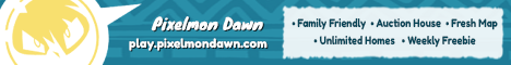 Banner for Pixelmon Dawn Minecraft server