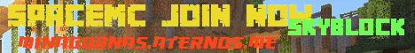 Banner for SpaceMC Minecraft server