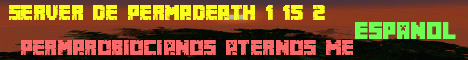 Banner for SERVER DE PERMADEATH 1.15.2 Minecraft server