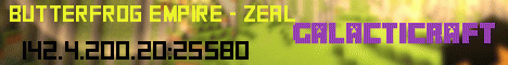 Banner for Butterfrog Empire - Zeal Minecraft server