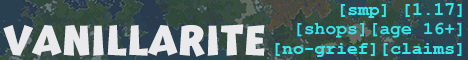 Banner for Vanillarite Minecraft server