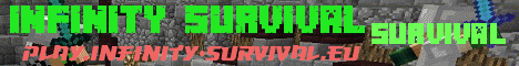 Banner for Infinity Survival Minecraft server