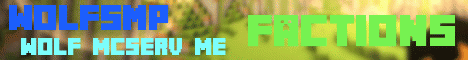 Banner for WolfSMP Minecraft server