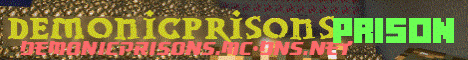 Banner for DemonicPrisons Minecraft server