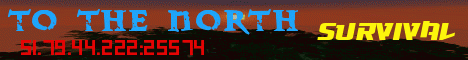 Banner for To The North Minecraft server