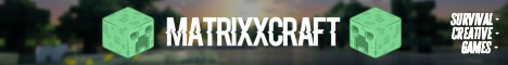 Banner for MatrixxCraft Minecraft server