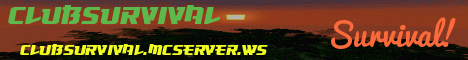 Banner for Club Survival Minecraft server