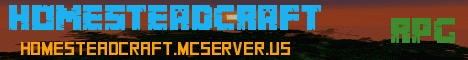 Banner for HomesteadCraft Minecraft server