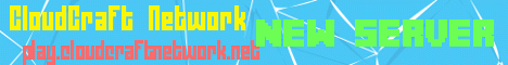 Banner for CloudCraft Network Minecraft server