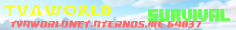 Banner for TvaWorld Minecraft server