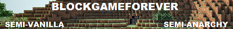 Banner for BlockGameForever Minecraft server