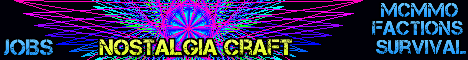 Banner for NostalgiaCraft server