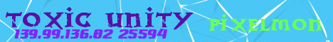 Banner for Toxic Unity Pixelmon Minecraft server