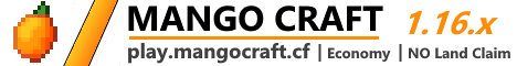 Banner for MangoCraft - Semi-Vanilla SMP Minecraft server