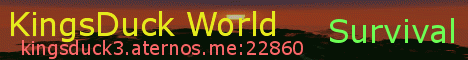 Banner for KingsDuck World server