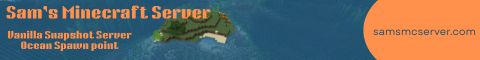 Banner for Sam's Minecraft Server Minecraft server