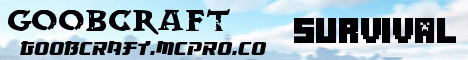 Banner for Goobcraft Minecraft server