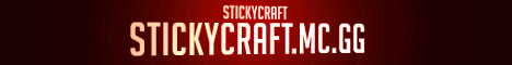 Banner for Stickycraft Minecraft server