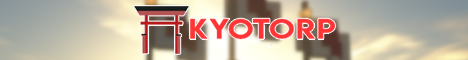 Banner for KyotoRP [1.13.2] | CityRP | Custom Map | 3D Models Minecraft server