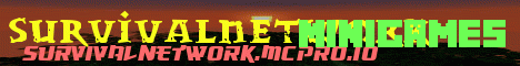 Banner for SurvivalNetwork Minecraft server