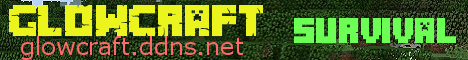 Banner for GlowCraft Survival Minecraft server