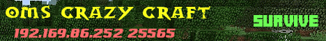 Banner for OMS Crazy Craft 4 Minecraft server