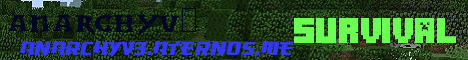 Banner for AnarchyV3 Minecraft server