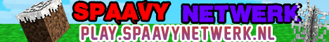Banner for SpaavyNetwerk Minecraft server