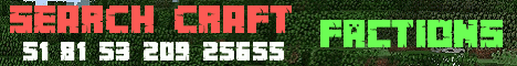 Banner for Search-Craft Factions Minecraft server