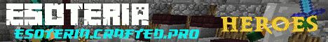 Banner for Esoteria Minecraft server