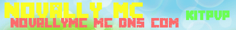 Banner for Novally MC - 1.7 - 1.14 KitPVP Minecraft server