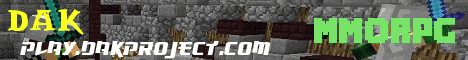 Banner for DAK - MMORPG MINECRAFT 1.15.2 Minecraft server