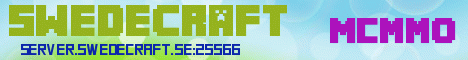 Banner for SwedeCraft3.0 Minecraft server