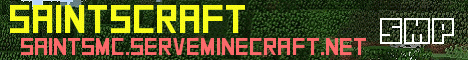 Banner for SaintsCraft Minecraft server