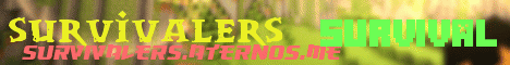 Banner for survivalers Minecraft server
