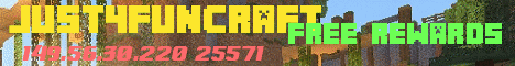 Banner for Just4FunCraft server
