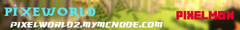 Banner for PixelWorld Minecraft server