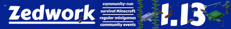Banner for Zedwork Vanilla Minecraft server