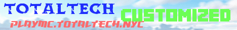 Banner for Total Tech Skyblock server