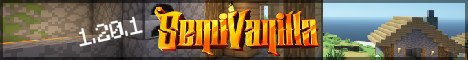 Banner for SemiVanilla Survival Minecraft server