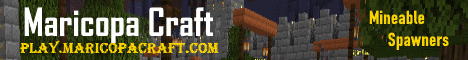 Banner for MaricopaCraft Minecraft server