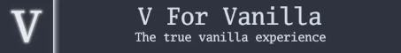Banner for V For Vanilla server