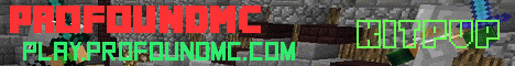 Banner for ProfoundMC Minecraft server