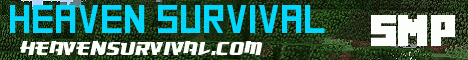 Banner for Heaven Survival [McMMO] [MMOItems] [AdvAch] Minecraft server