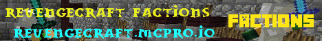 Banner for Revengecraft Factions Minecraft server