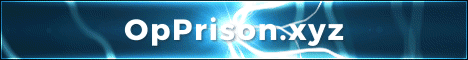 Banner for OpPrison.xyz Minecraft server