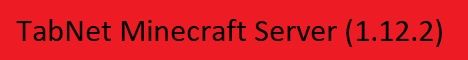 Banner for TabNet Minecraft server