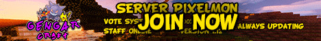 Banner for GengaraCraft Pixelmon Server Minecraft server