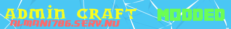 Banner for Admin Craft (1.17.1 modded) server